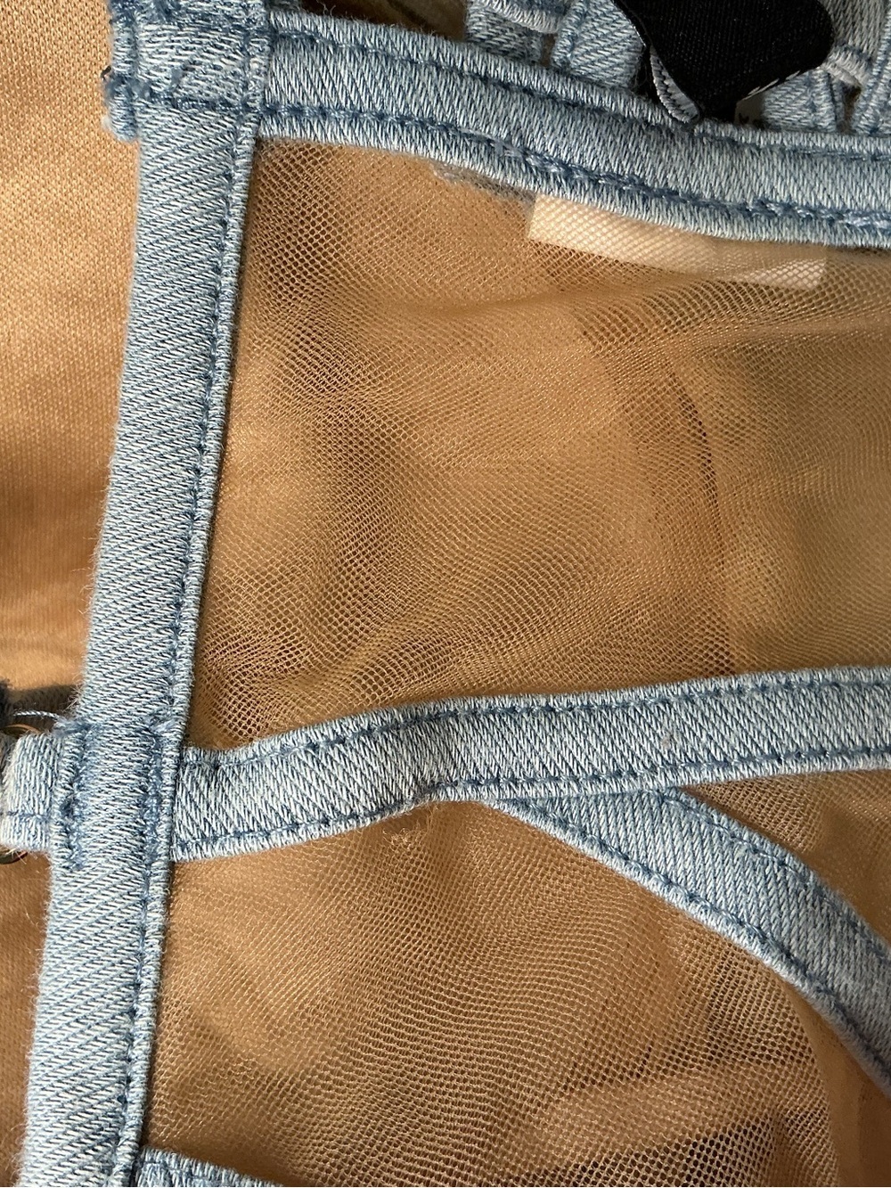 Light Blue Denim Maxi Skirt - Picture 9 of 12